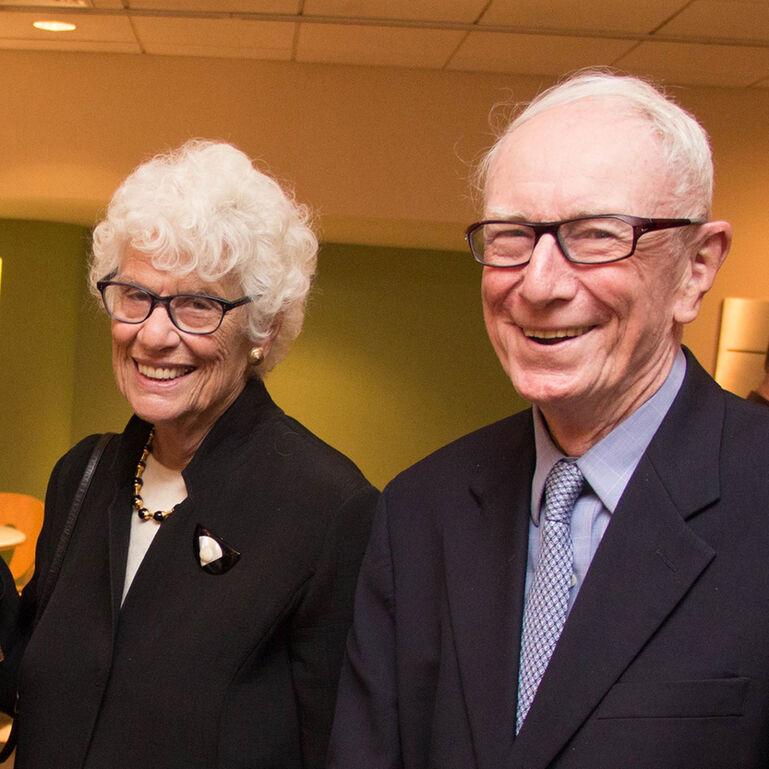 Bridget Gellert Lyons and Robert Lyons